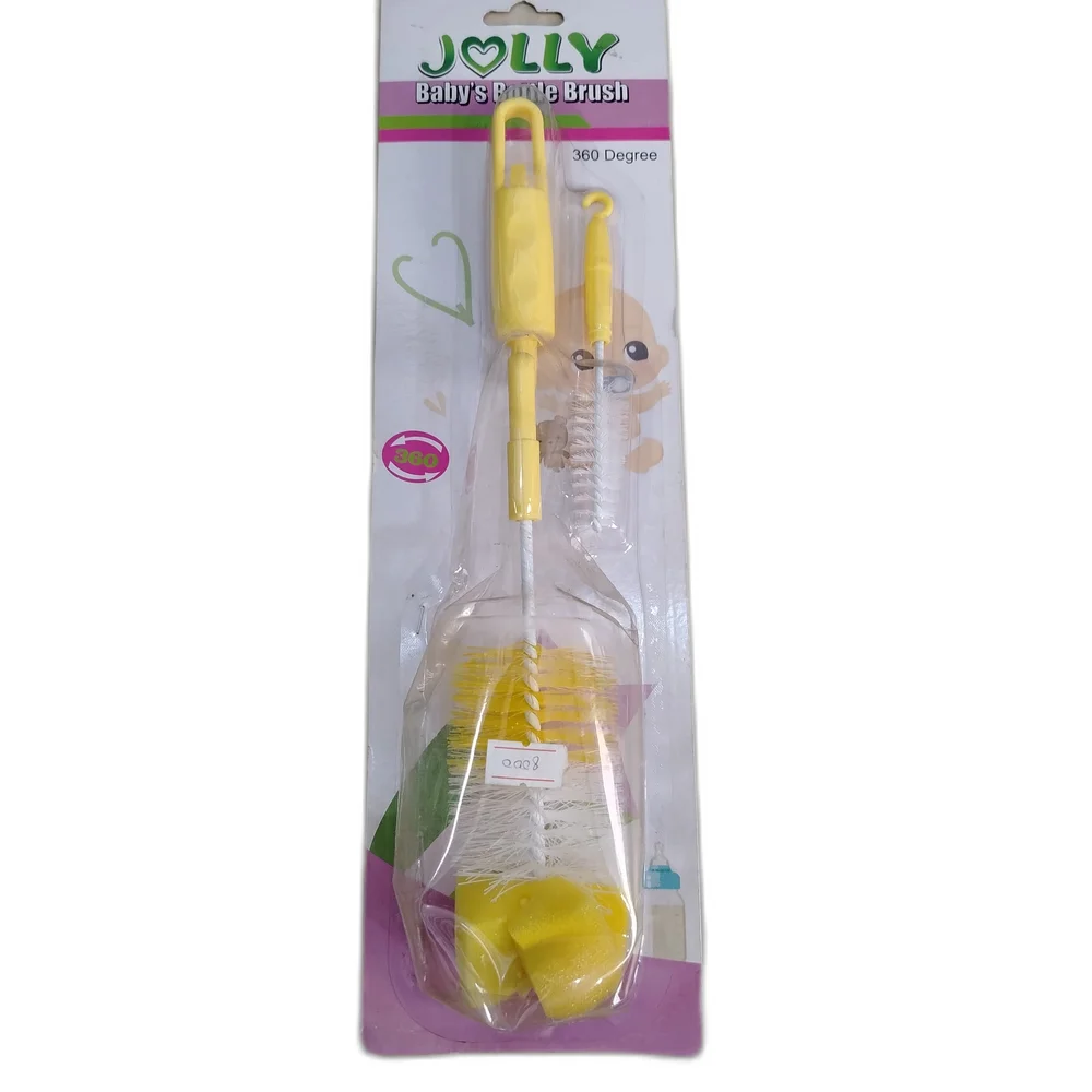 Jolly Baby's Bottle Brush Set (360 Degree) — available at pharmacies in Cambodia on PharmKulen