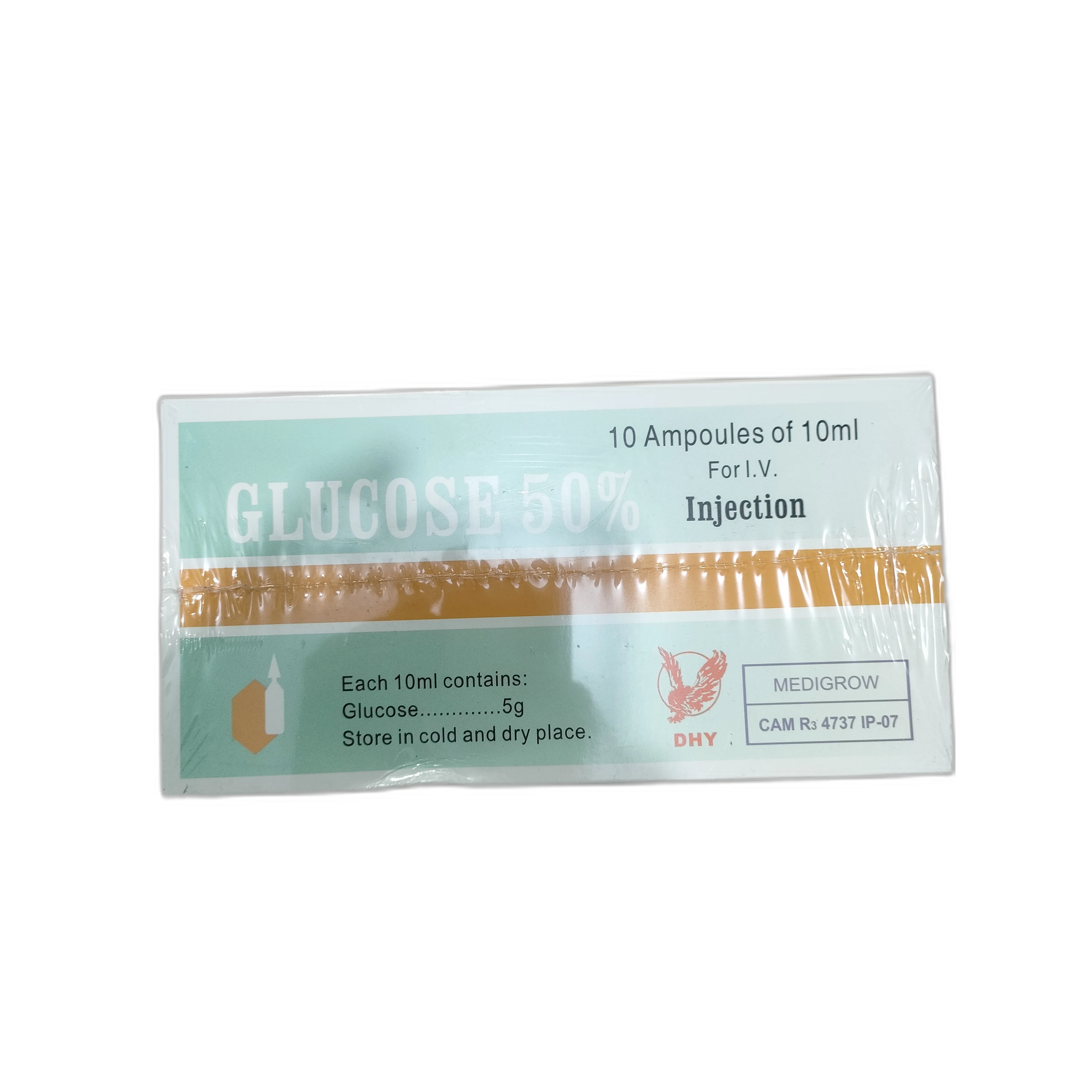 Glucose 50% Injection — available at pharmacies in Cambodia on PharmKulen