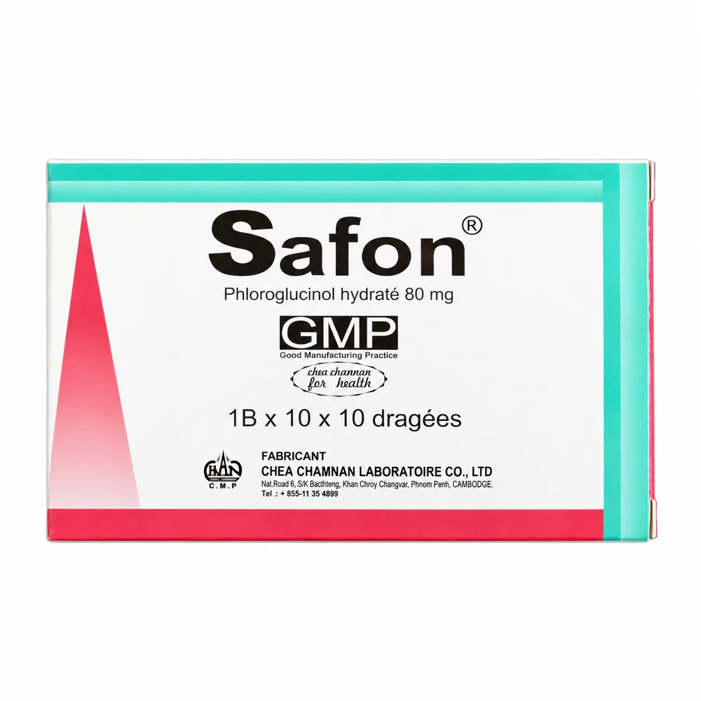 Safon — available at pharmacies in Cambodia on PharmKulen