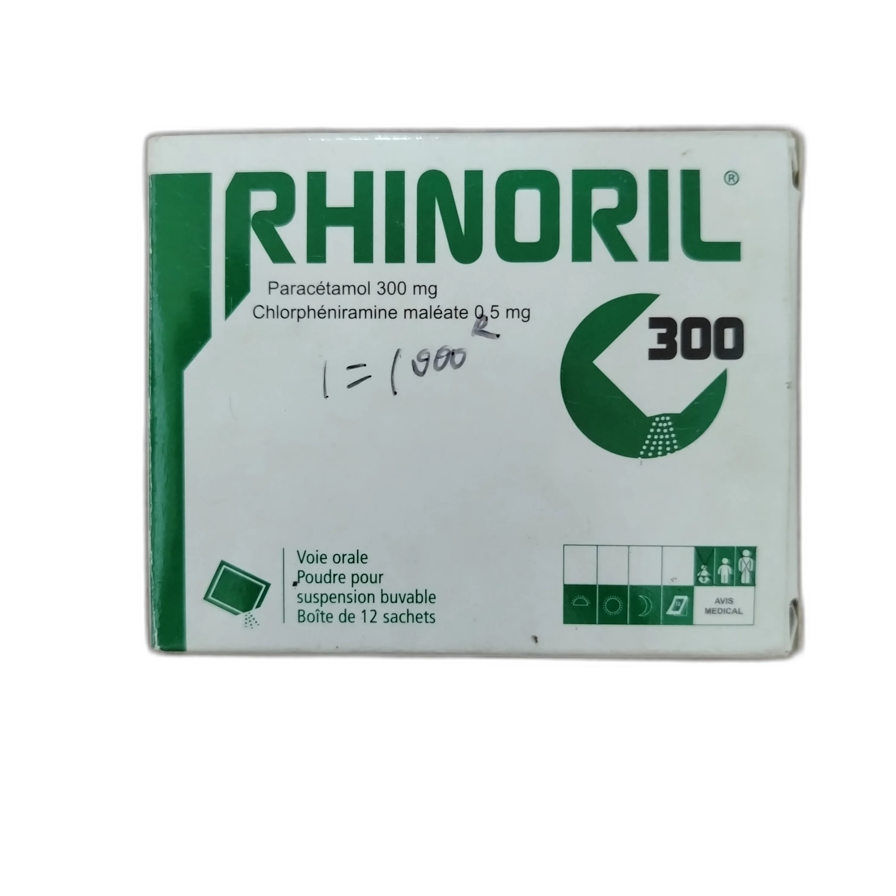 Rhinoril — available at pharmacies in Cambodia on PharmKulen
