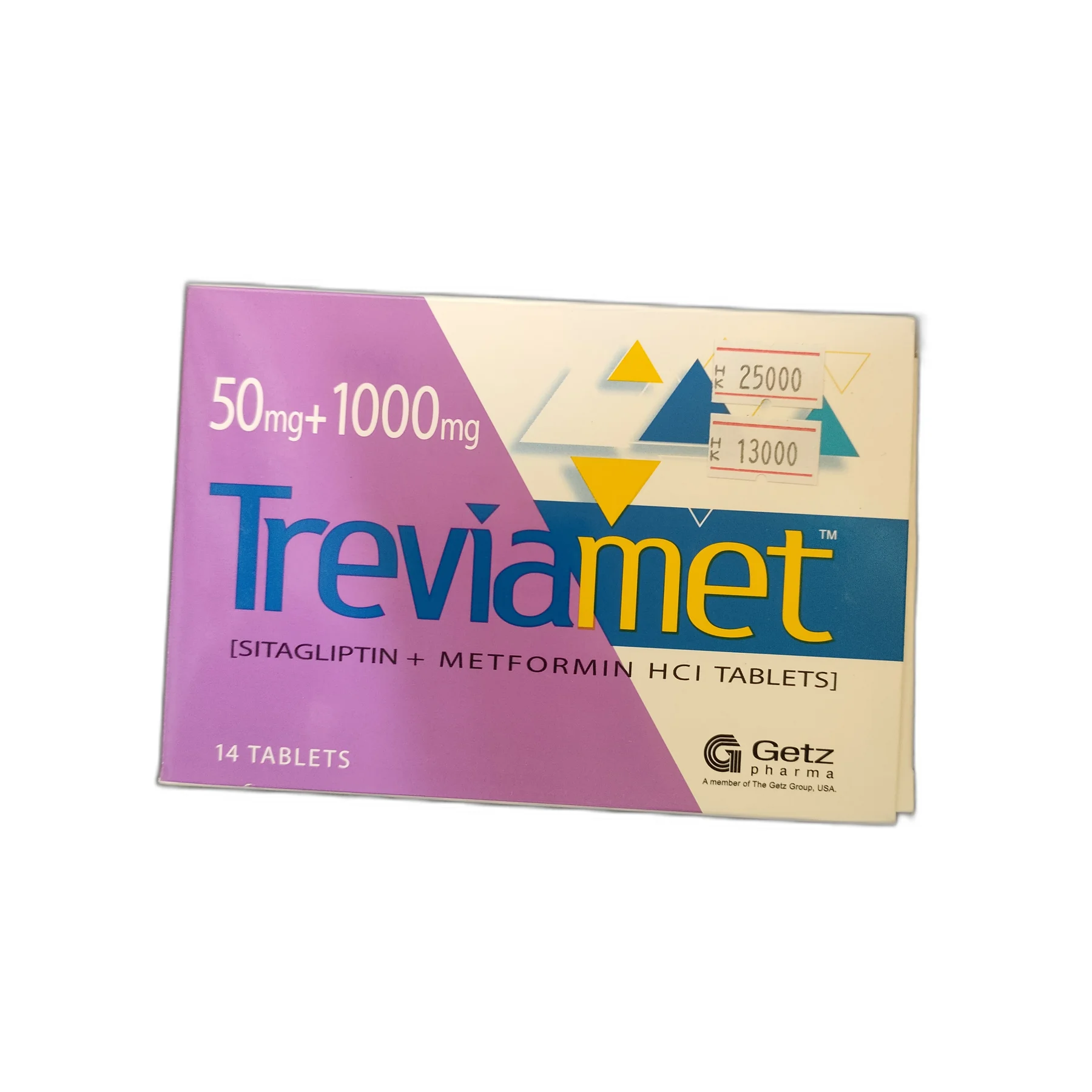 Treviamet 50mg+1000mg — available at pharmacies in Cambodia on PharmKulen