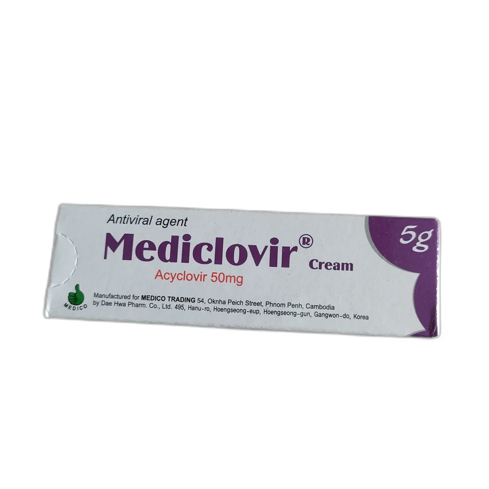 Mediclovir — available at pharmacies in Cambodia on PharmKulen