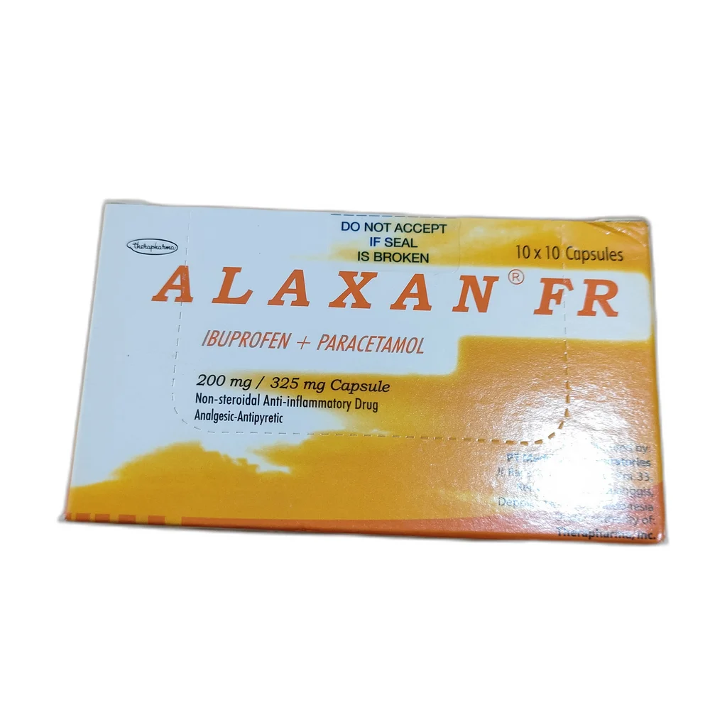 Alaxan FR — available at pharmacies in Cambodia on PharmKulen