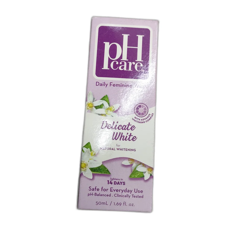 pH Care Daily Feminine Wash Delicate White — available at pharmacies in Cambodia on PharmKulen