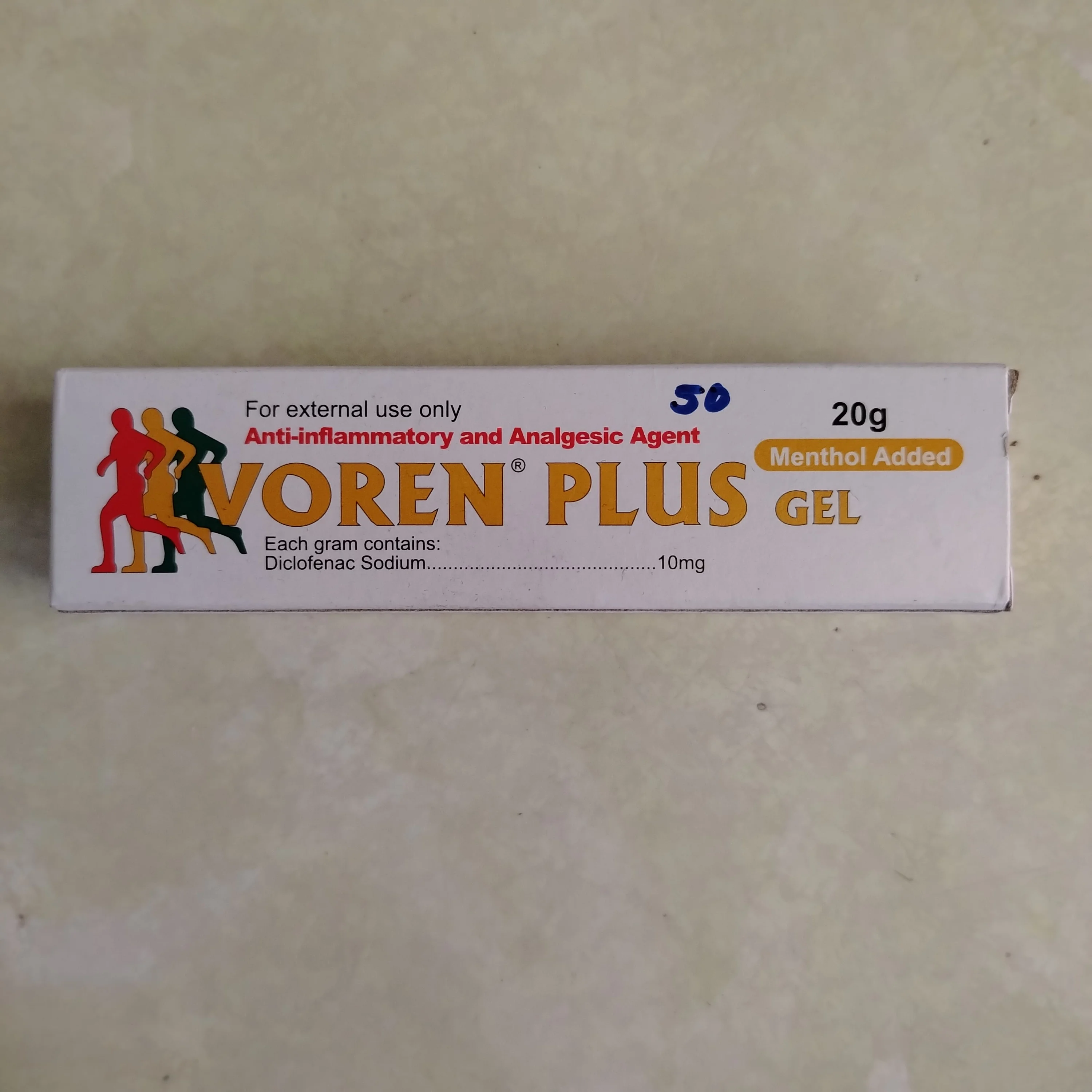 Voren Plus — available at pharmacies in Cambodia on PharmKulen