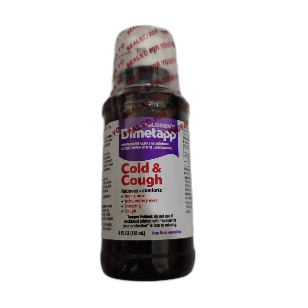 Children's Dimetapp Cold & Cough — available at pharmacies in Cambodia on PharmKulen