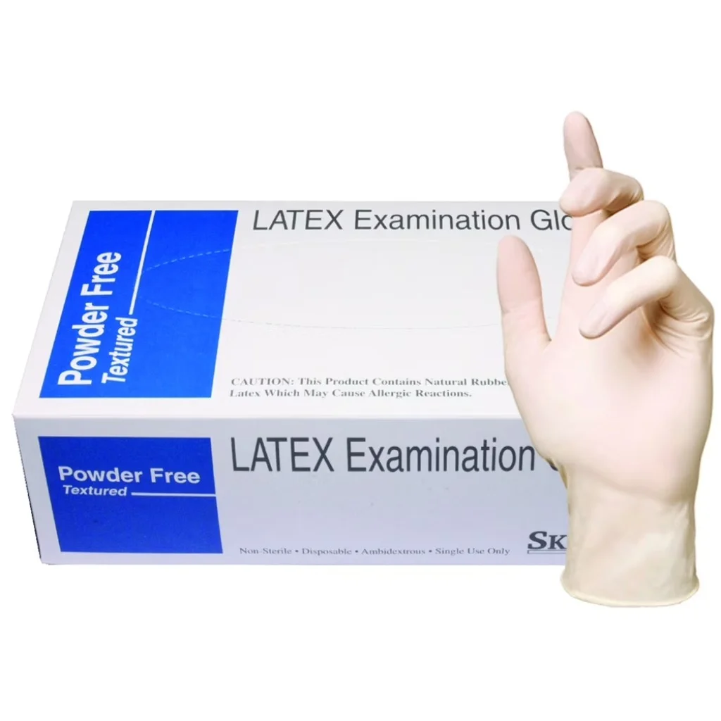 SkinG Latex Examination Gloves — available at pharmacies in Cambodia on PharmKulen