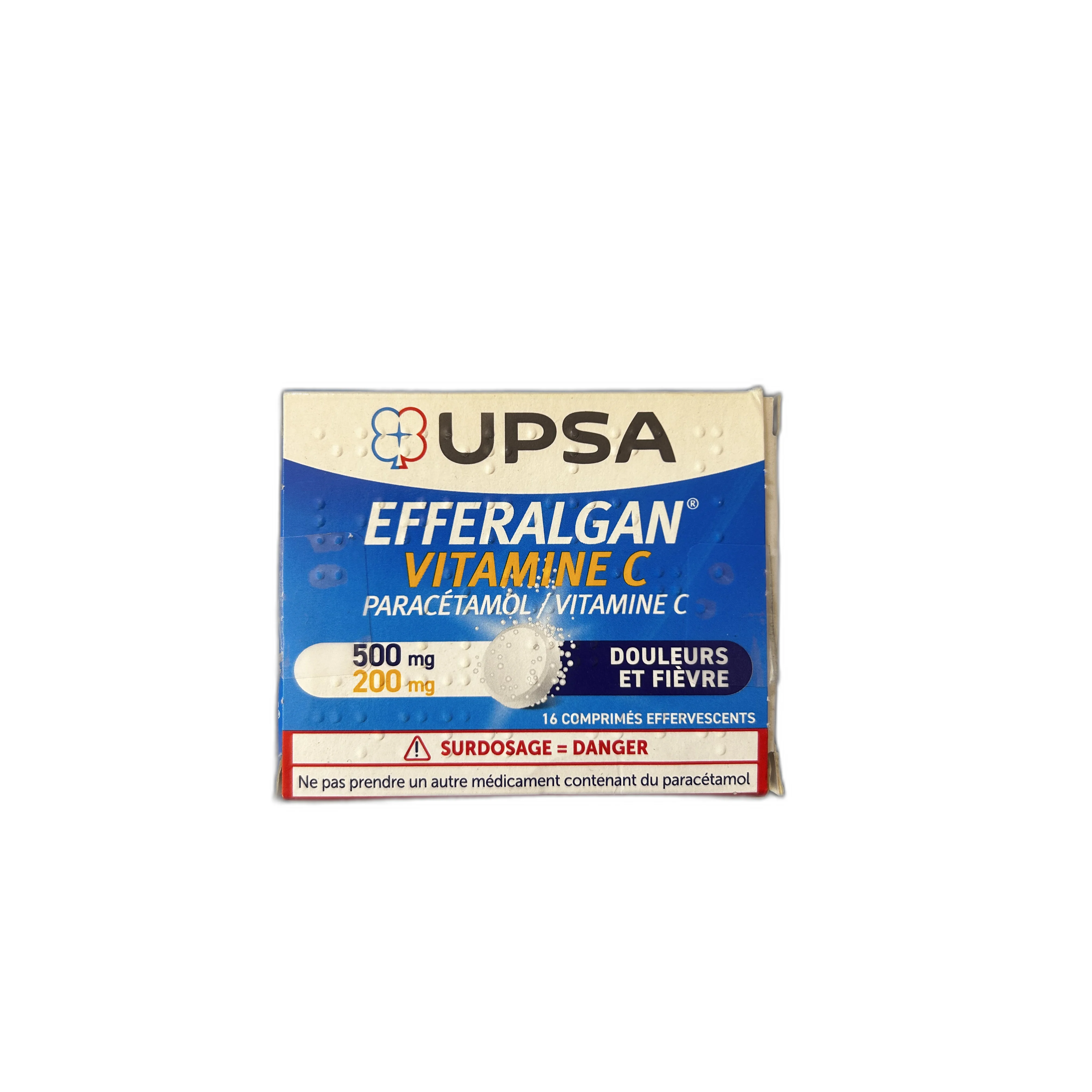 Efferalgan Vitamin C effervescent tablets — available at pharmacies in Cambodia on PharmKulen