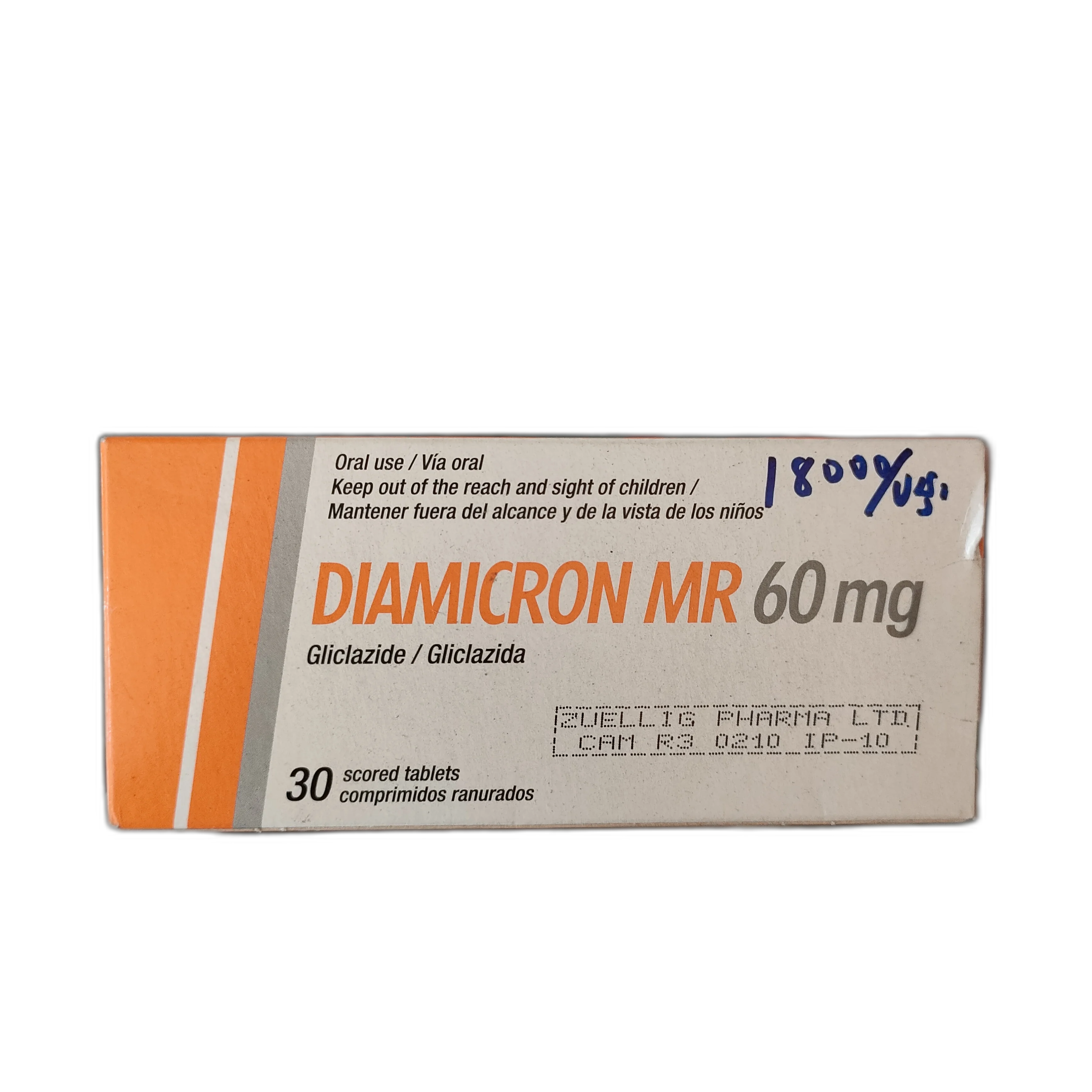 Diamicron MR 60 mg — available at pharmacies in Cambodia on PharmKulen