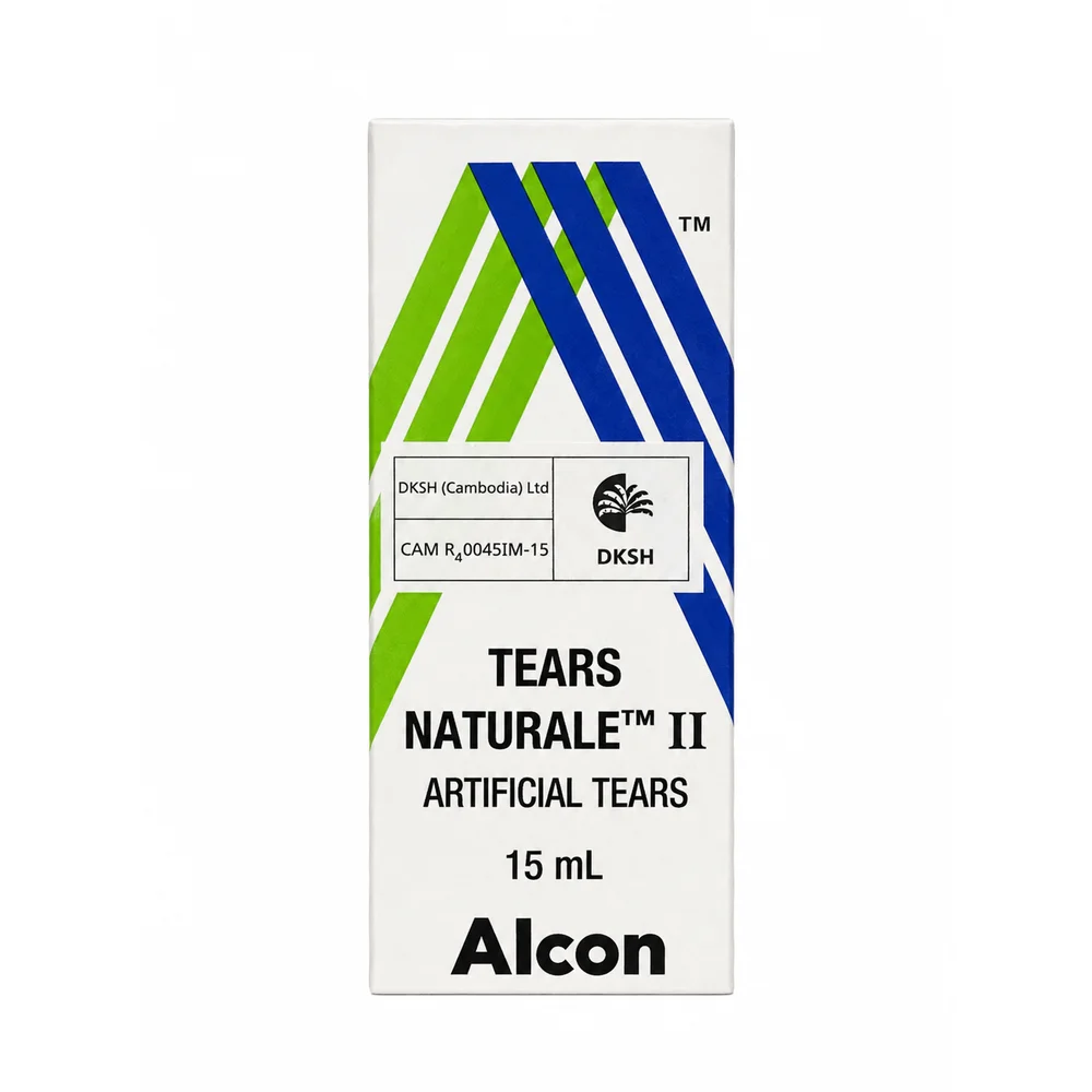 Tears Naturale II — available at pharmacies in Cambodia on PharmKulen