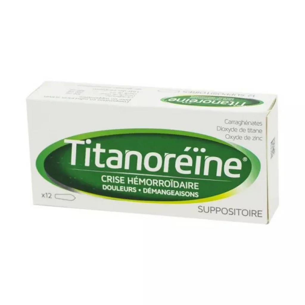 Titanoréine Suppositoires — available at pharmacies in Cambodia on PharmKulen