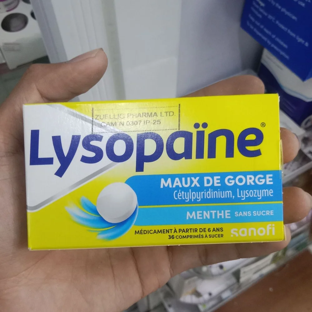 Lysopaïne — available at pharmacies in Cambodia on PharmKulen