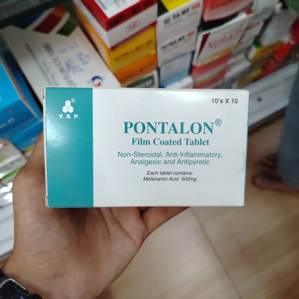 Pontalon — available at pharmacies in Cambodia on PharmKulen