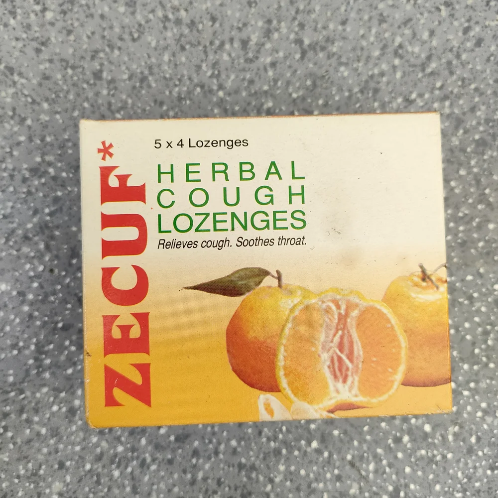 Zecuf Herbal Cough Lozenges (Orange) — available at pharmacies in Cambodia on PharmKulen