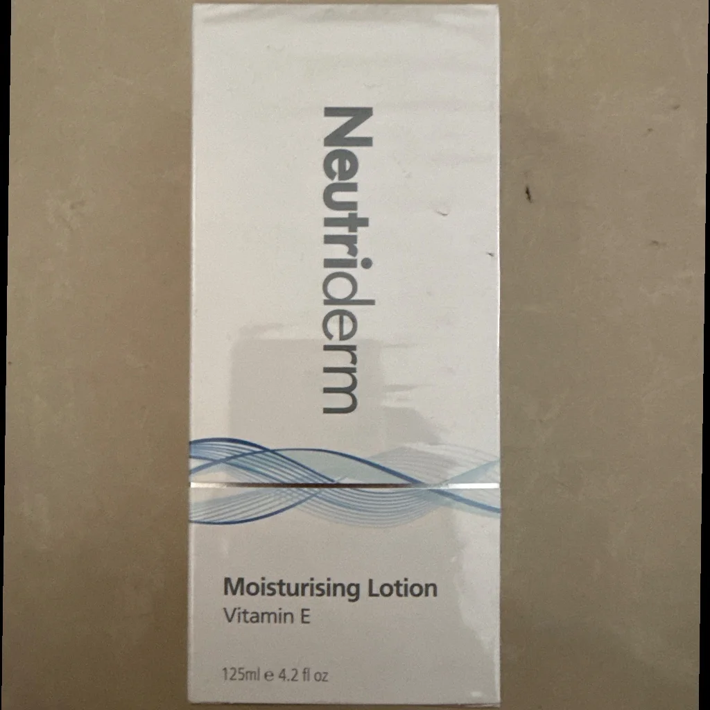 Neutriderm vitamin E — available at pharmacies in Cambodia on PharmKulen
