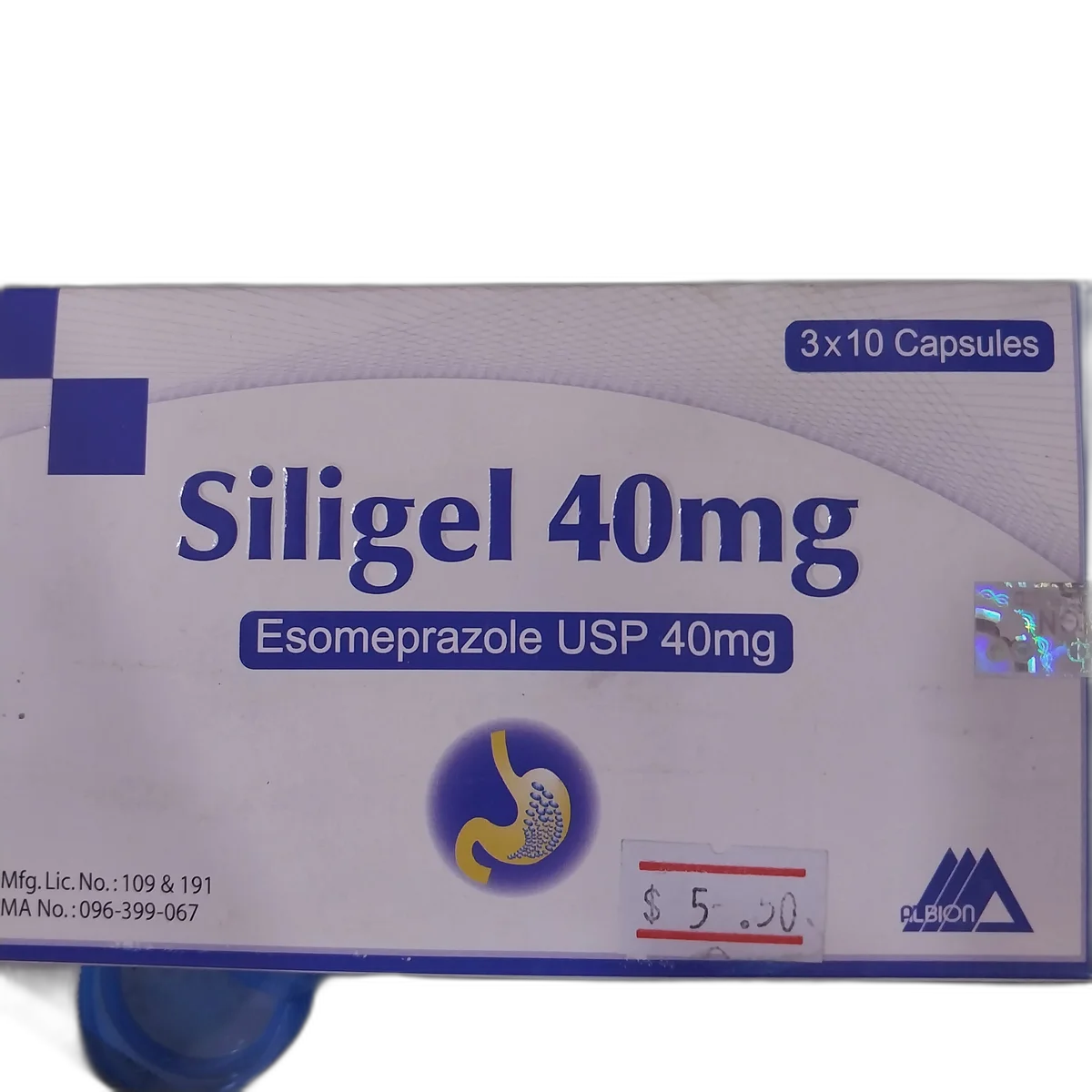 Siligel 40mg — available at pharmacies in Cambodia on PharmKulen