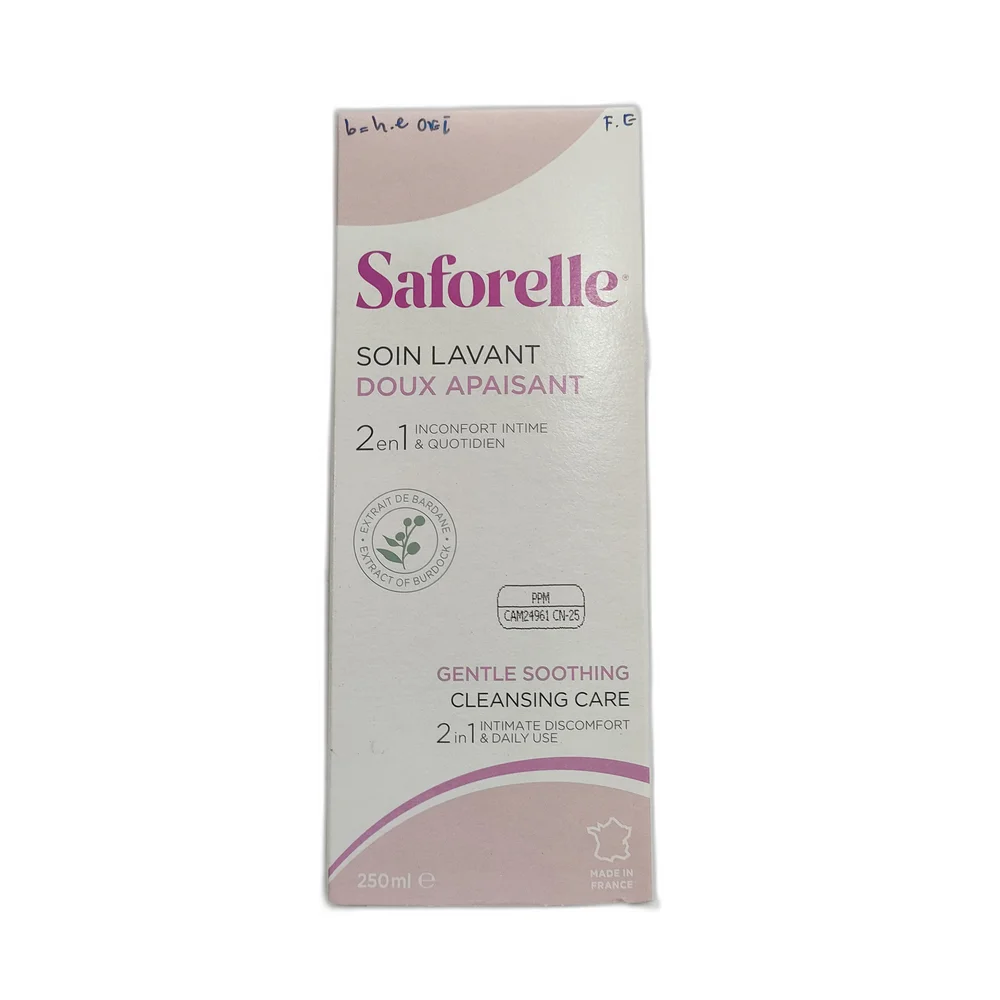 Saforelle Soin Lavant Doux Apaisant — available at pharmacies in Cambodia on PharmKulen