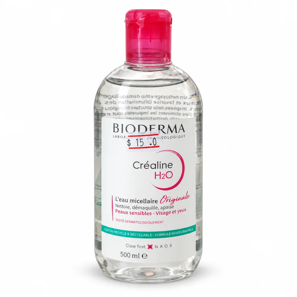 Bioderma Créaline H2O Micellar Water — available at pharmacies in Cambodia on PharmKulen