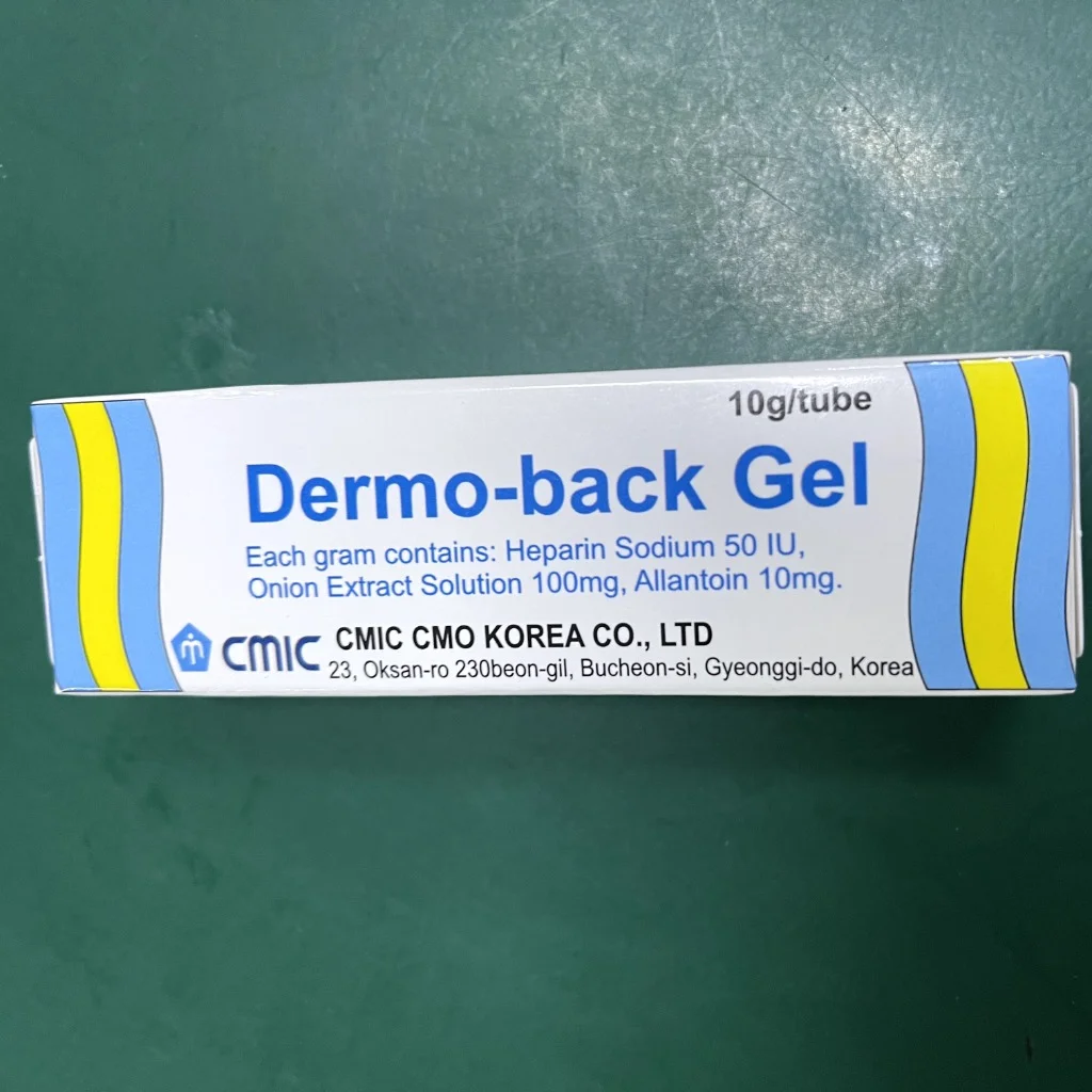 Dermo-back Gel — available at pharmacies in Cambodia on PharmKulen