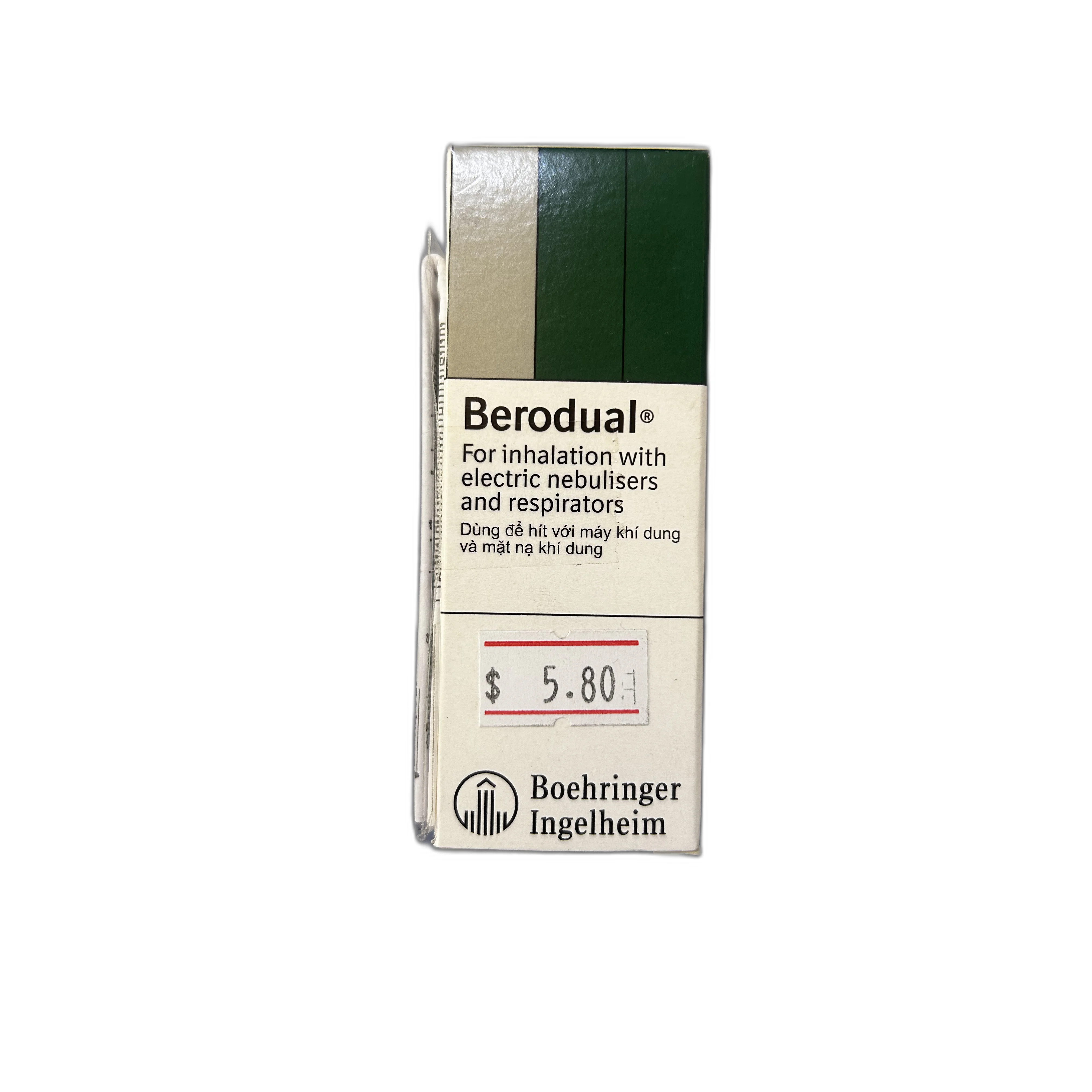 Berodual solution — available at pharmacies in Cambodia on PharmKulen