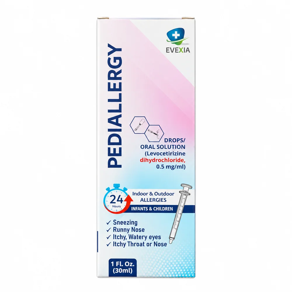 Pediallergy — available at pharmacies in Cambodia on PharmKulen