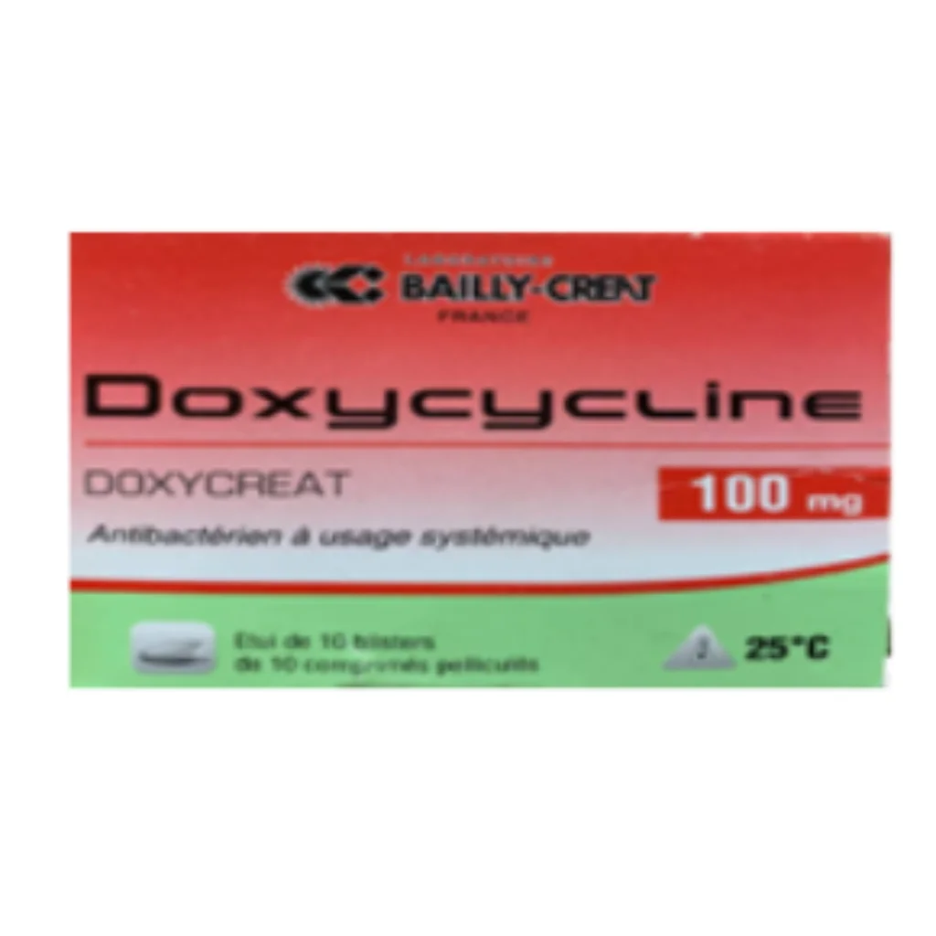 Doxycycline 100mg (BAILLY-CREAT) — available at pharmacies in Cambodia on PharmKulen