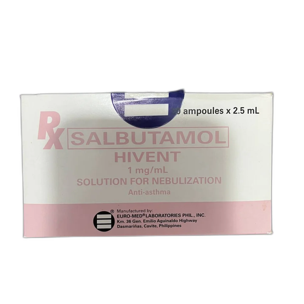 Salbutamol Hivent — available at pharmacies in Cambodia on PharmKulen