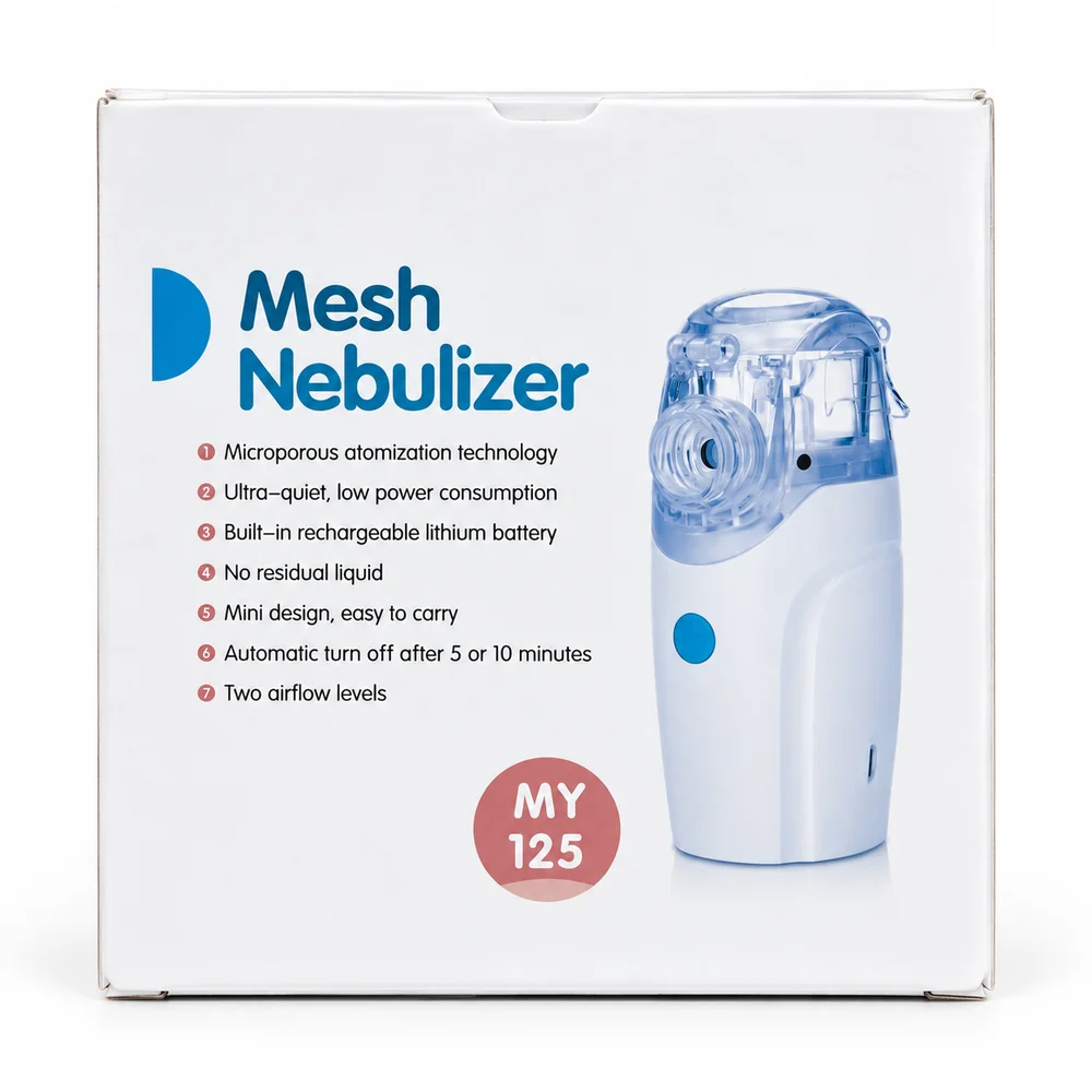 Mesh Nebulizer MY125 — available at pharmacies in Cambodia on PharmKulen