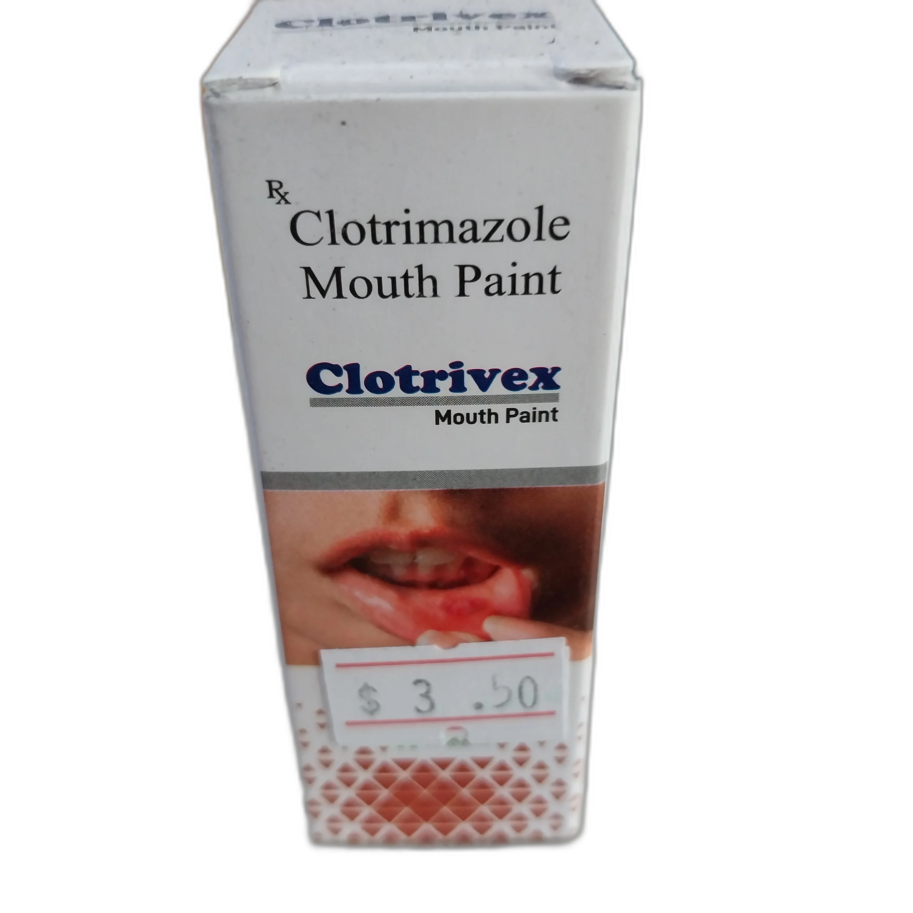 Clotrivex Mouth Paint — available at pharmacies in Cambodia on PharmKulen