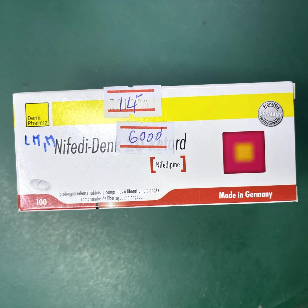 Nifedi-Denk 20 Retard — available at pharmacies in Cambodia on PharmKulen