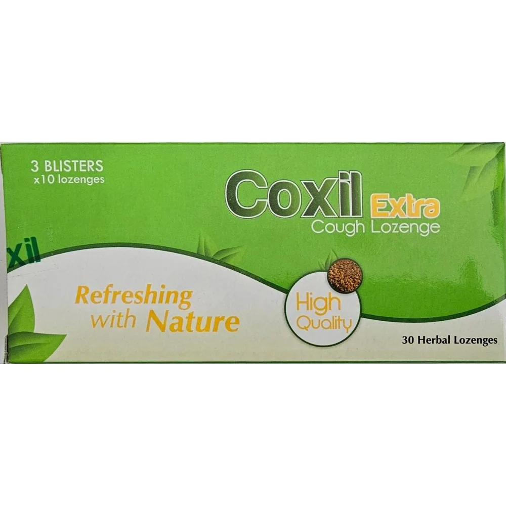 Coxil Extra — available at pharmacies in Cambodia on PharmKulen