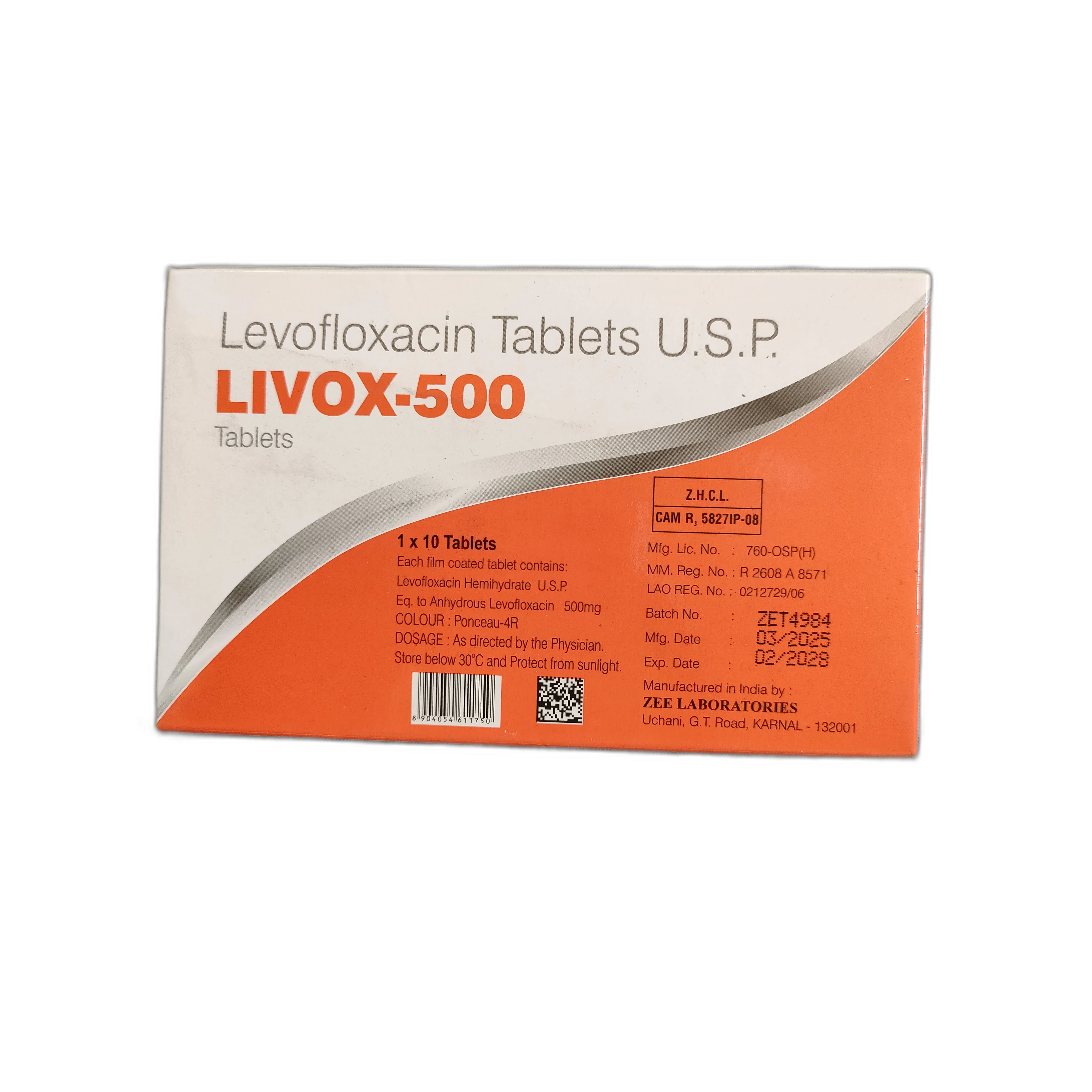 LIVOX-500 — available at pharmacies in Cambodia on PharmKulen