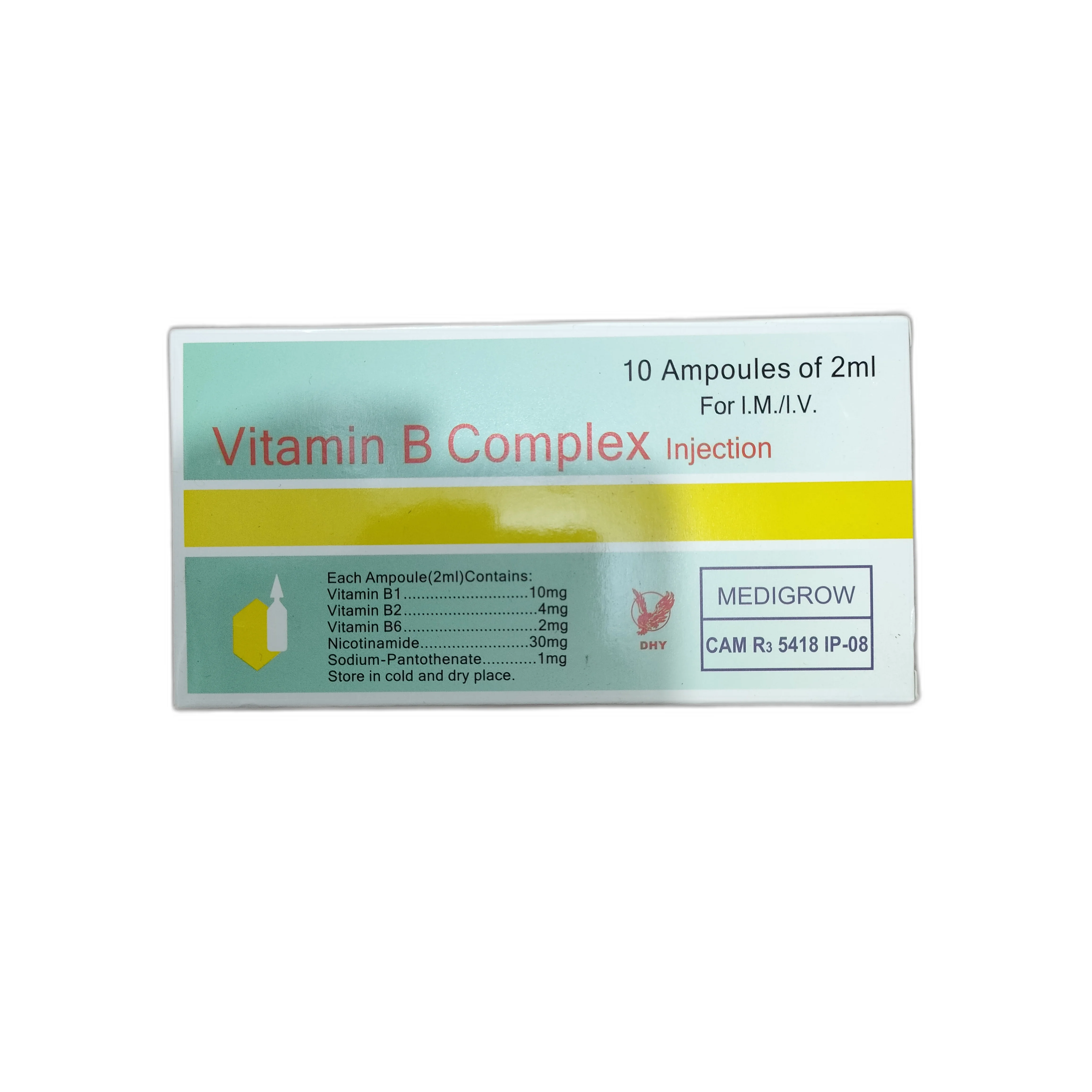 Vitamin B Complex Injection — available at pharmacies in Cambodia on PharmKulen