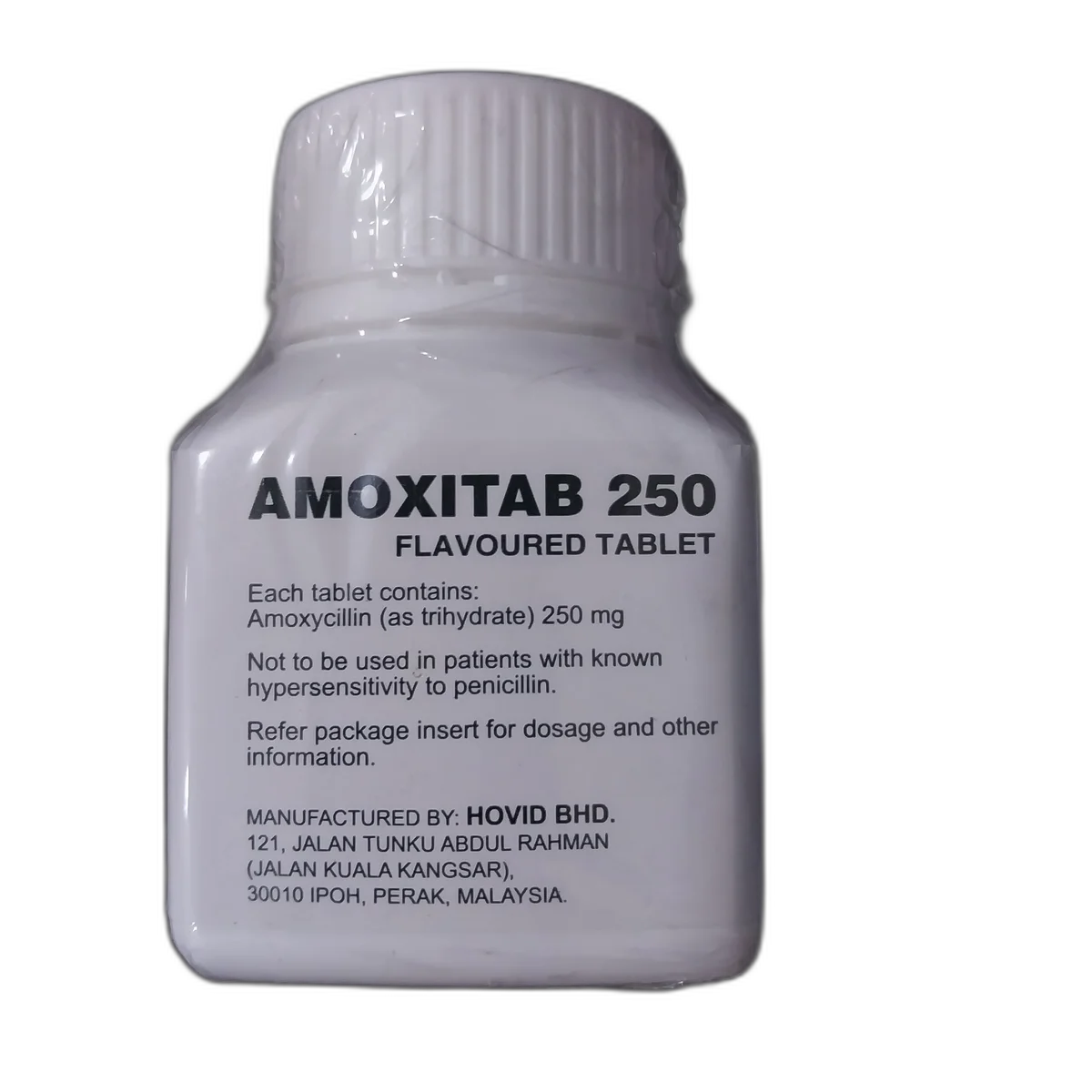 Amoxitab 250 — available at pharmacies in Cambodia on PharmKulen