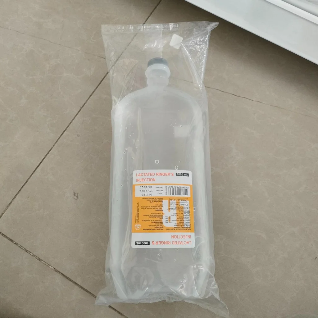 Lactated Ringer's — available at pharmacies in Cambodia on PharmKulen