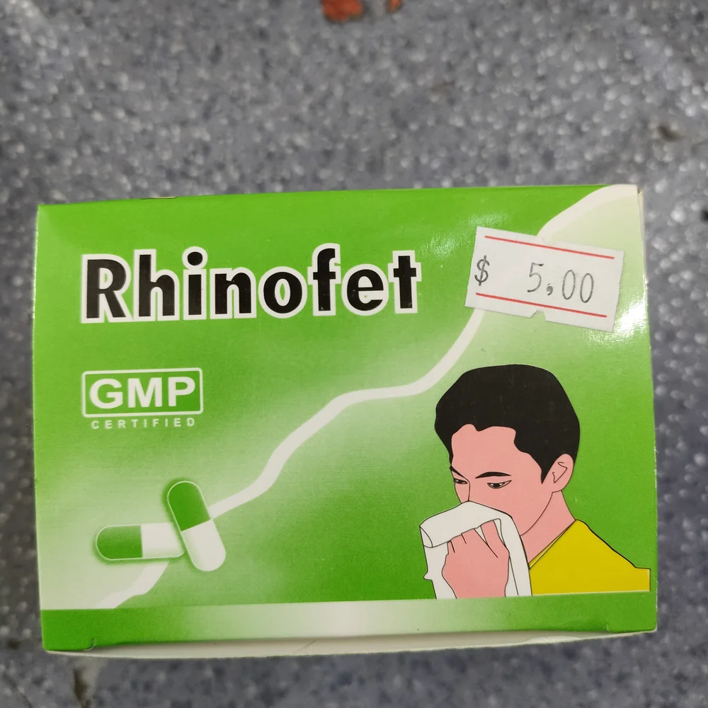Rhinofet — available at pharmacies in Cambodia on PharmKulen