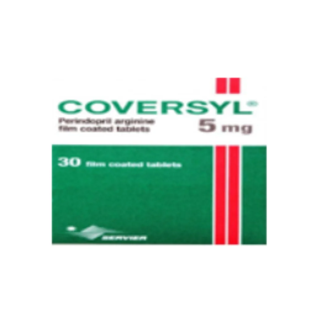 Coversyl 5mg (Perindopril) — available at pharmacies in Cambodia on PharmKulen