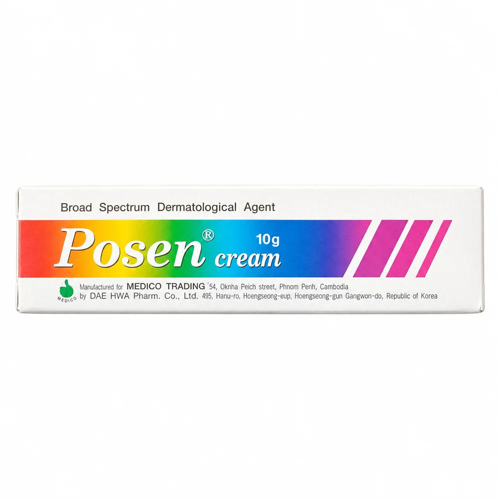 Posen — available at pharmacies in Cambodia on PharmKulen