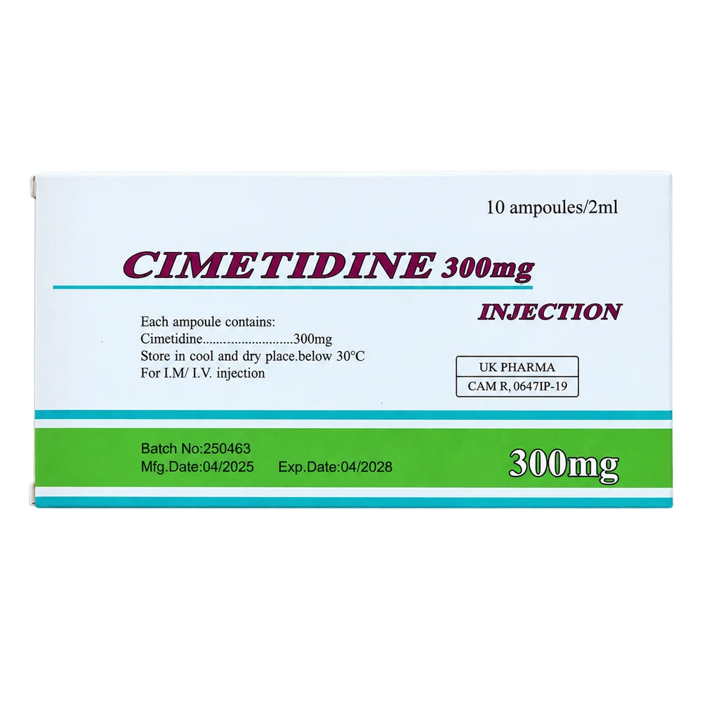 Cimetidine (Huazhong) — available at pharmacies in Cambodia on PharmKulen