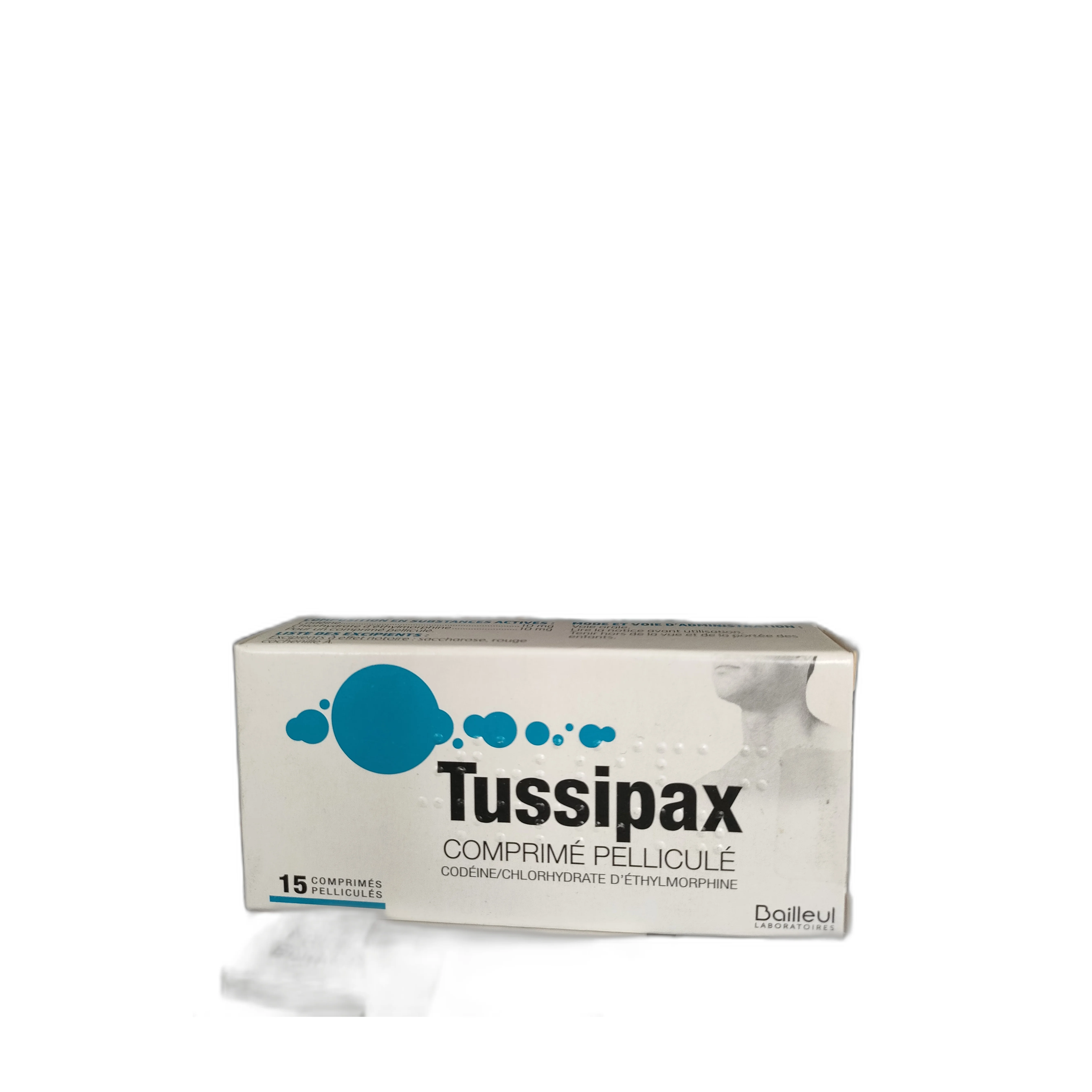 Tussipax Codeine Tablets — available at pharmacies in Cambodia on PharmKulen