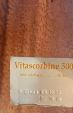 Vitascorbine 500 — available at pharmacies in Cambodia on PharmKulen