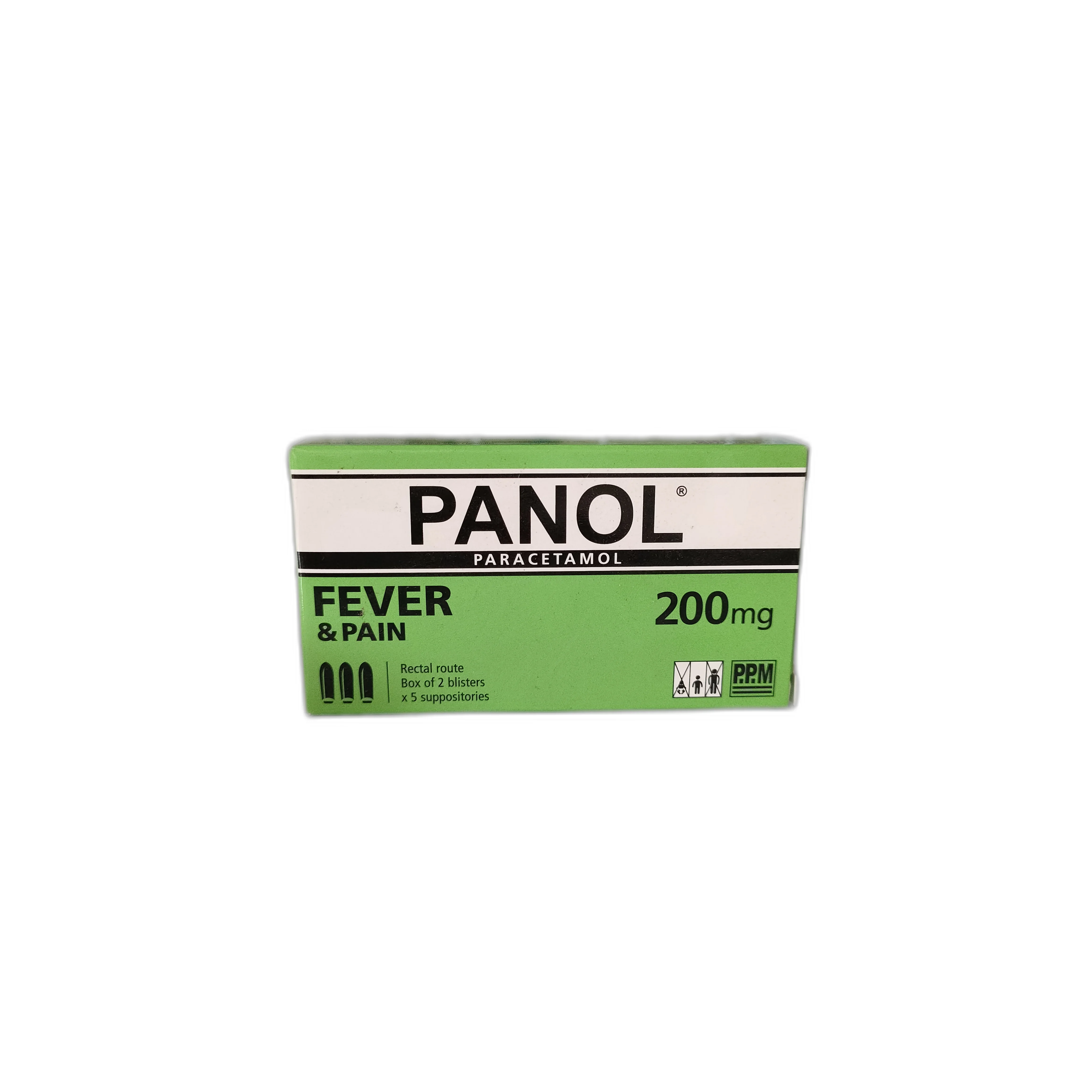 Panol Fever & Pain — available at pharmacies in Cambodia on PharmKulen