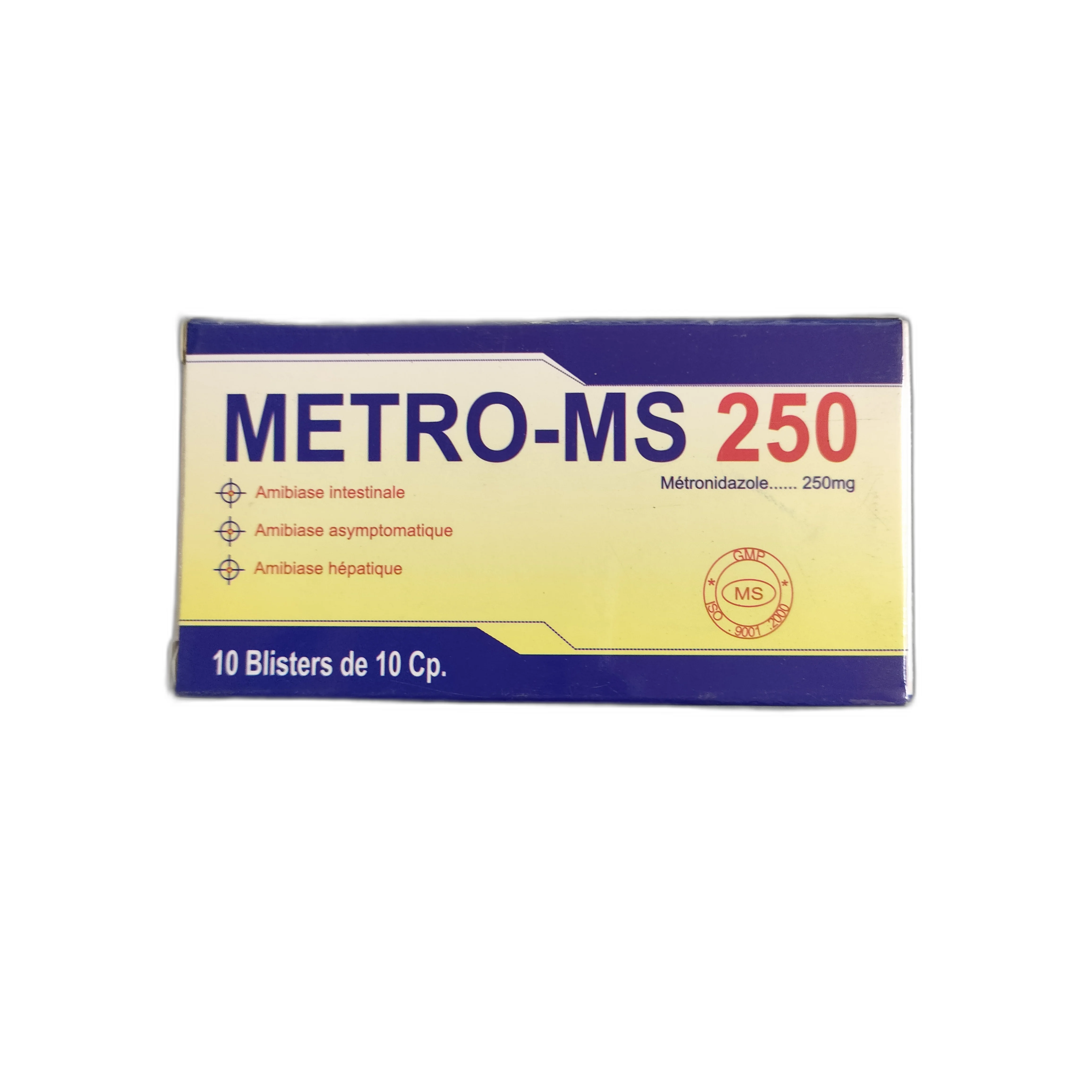 METRO-MS 250 — available at pharmacies in Cambodia on PharmKulen