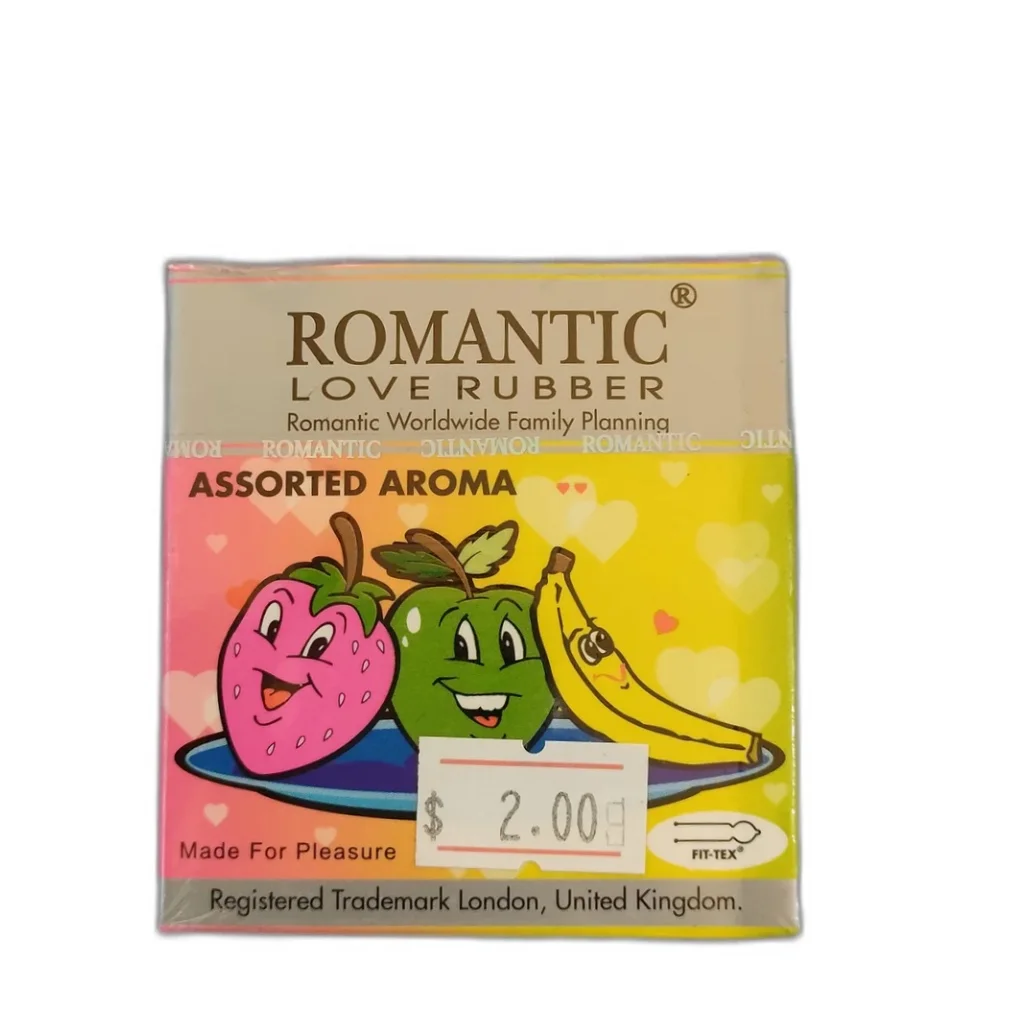 Romantic Love Rubber Assorted Aroma — available at pharmacies in Cambodia on PharmKulen