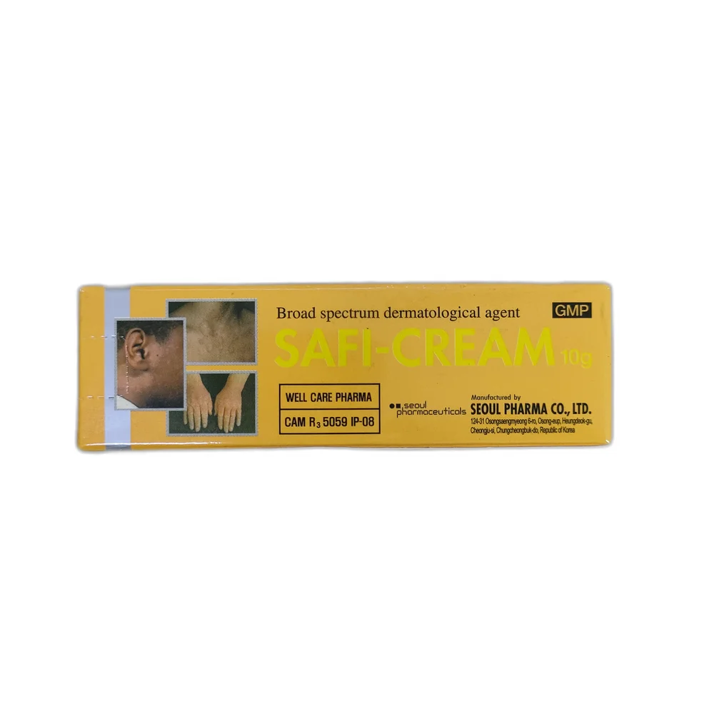 SAFI-CREAM — available at pharmacies in Cambodia on PharmKulen
