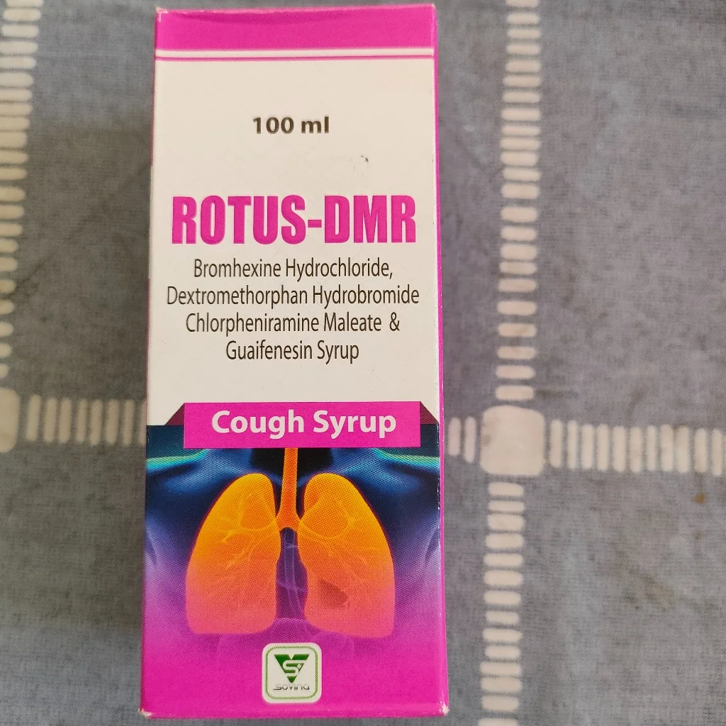 Rotus-DMR Cough Syrup. — available at pharmacies in Cambodia on PharmKulen