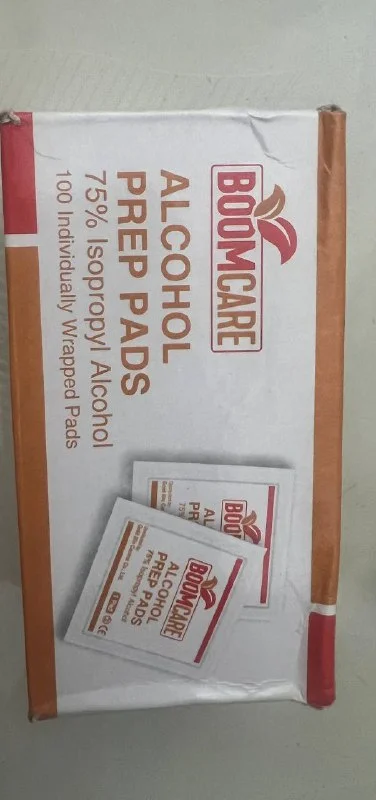 BOOMCARE ALCOHOL PREP PADS — available at pharmacies in Cambodia on PharmKulen