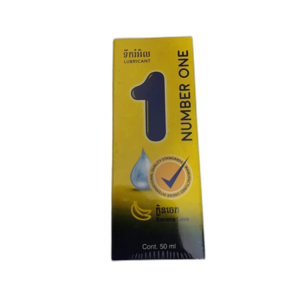 Number One Lubricant Banana Love — available at pharmacies in Cambodia on PharmKulen