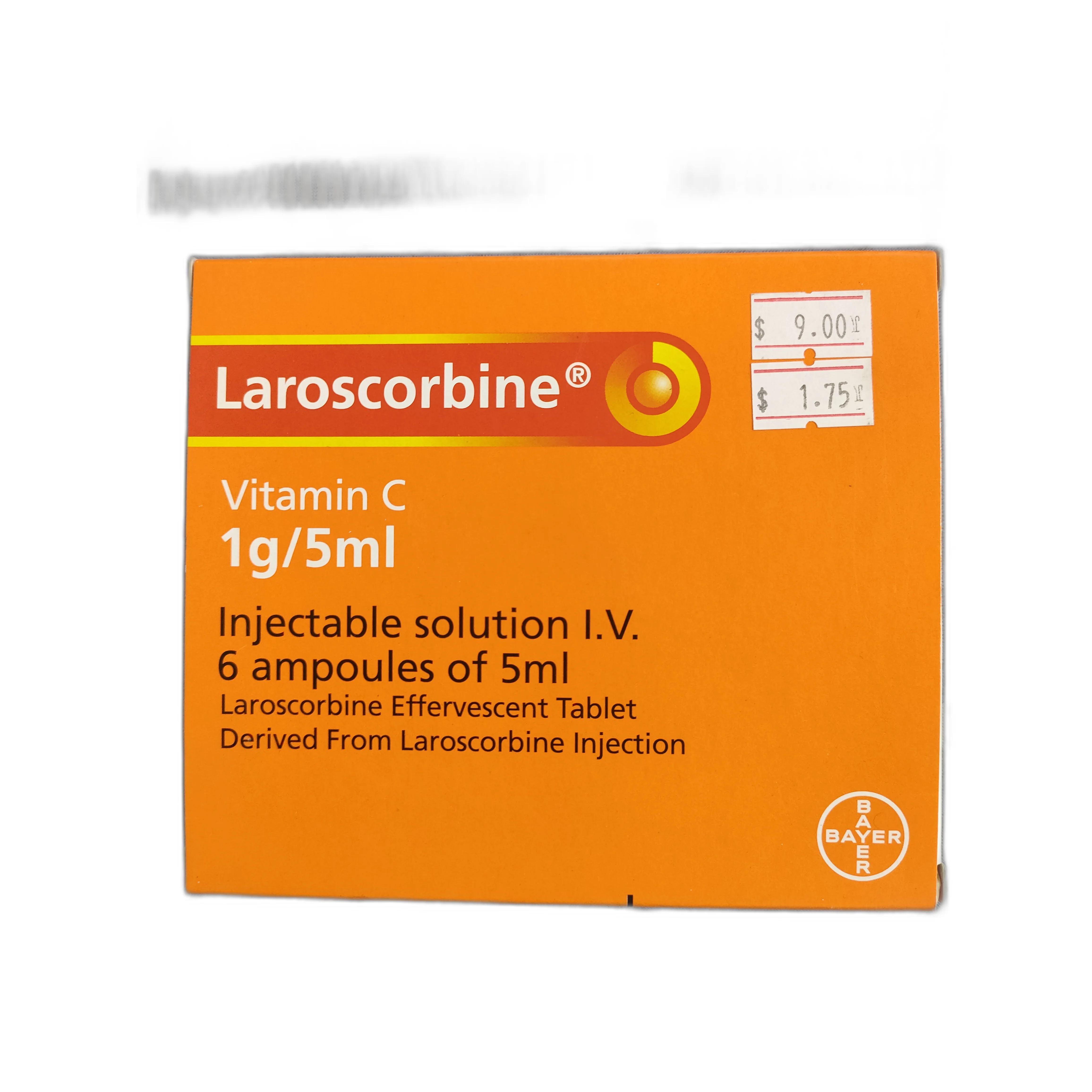 Laroscorbine Vitamin C — available at pharmacies in Cambodia on PharmKulen