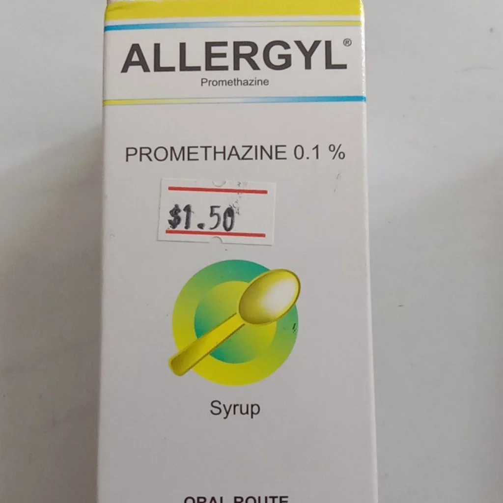 Allergyl — available at pharmacies in Cambodia on PharmKulen